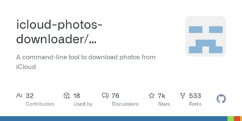 GitHub - icloud-photos-downloader/icloud_photos_downloader: A command-line tool to download photos from iCloud
