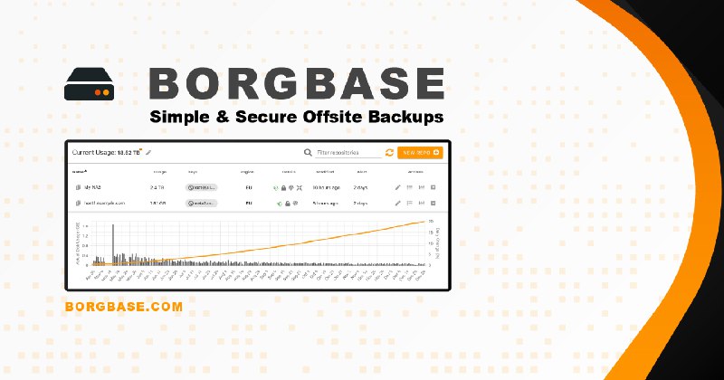 BorgBase - Simple and Secure Backup Hosting