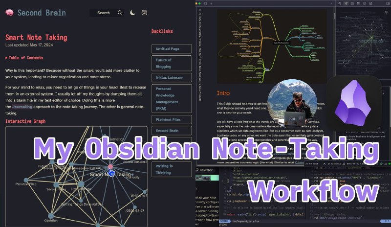 My Obsidian Note-Taking Workflow